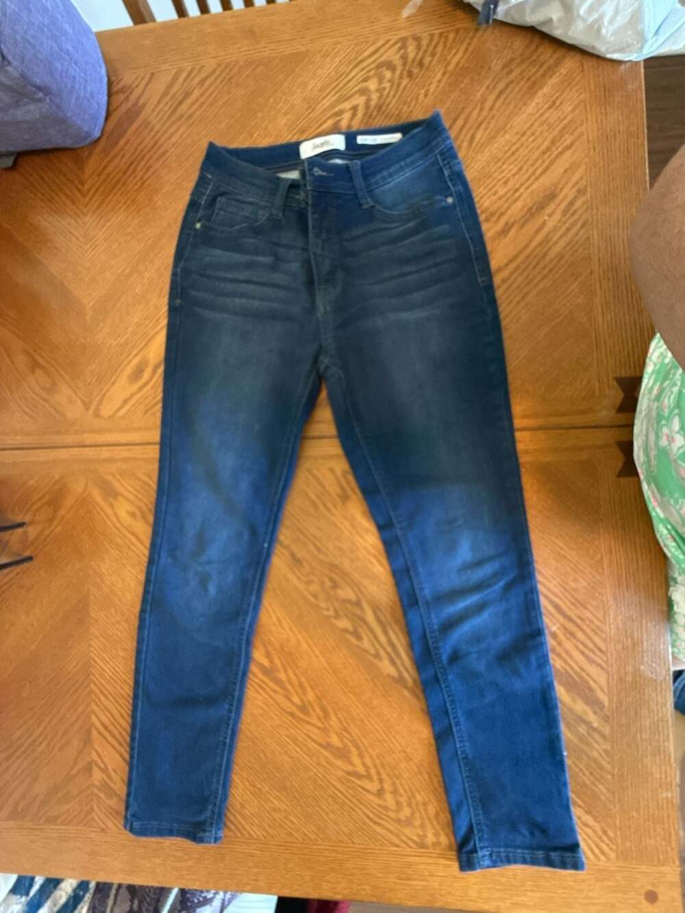 Angels Forever Young Forever Convertible Dark Wash Skinny Jeans Size 6